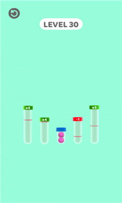 分開不同顏色的球