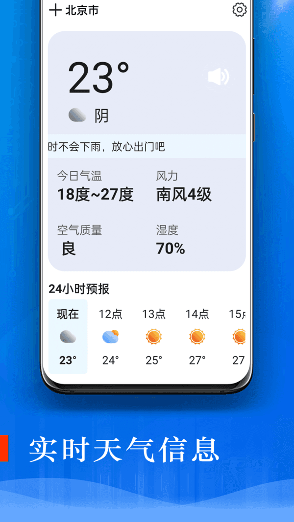 旋轉(zhuǎn)掌上天氣