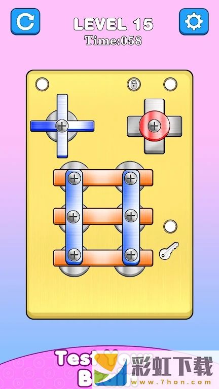 螺絲連螺母(Screw Pin Nut Puzzle Games)