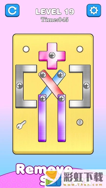 螺絲連螺母(Screw Pin Nut Puzzle Games)