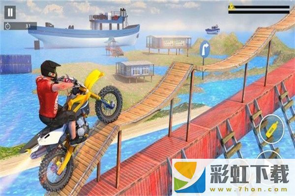 無畏特技摩托車手(Stunt Bike Racing Game Interesting Games)