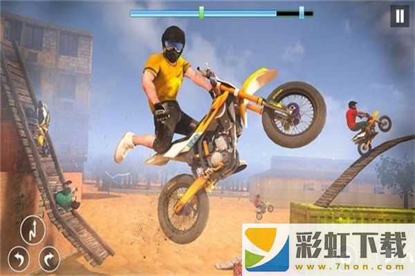 無畏特技摩托車手(Stunt Bike Racing Game Interesting Games)