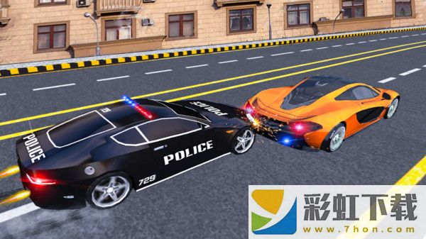 公路抓捕警察模擬