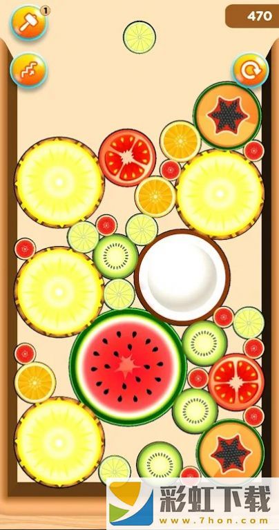 西瓜水果合并拼圖(Watermelon Fruits Merge Puzzle)