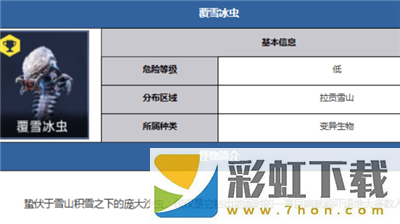 星球重啟覆雪冰蟲位置介紹