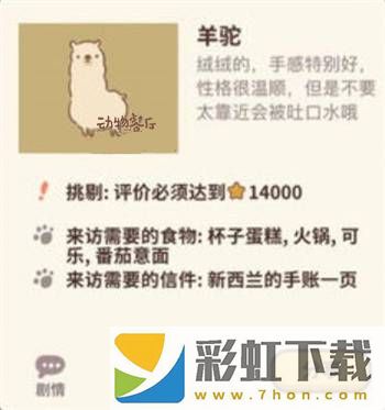 動物餐廳羊駝怎么解鎖-動物餐廳羊駝解鎖攻略