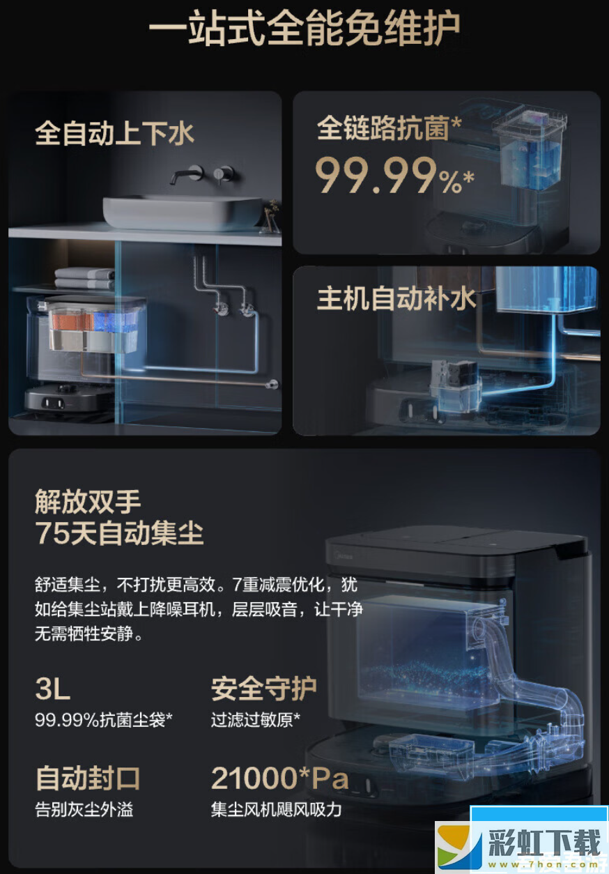 美的靈眸掃拖機(jī)器人